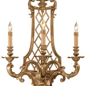Metropolitan - N9803 - Three Light Wall Sconce - Metropolitan Family - Renaissance Gold