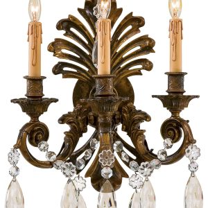 Metropolitan - N952013 - Three Light Wall Sconce - Metropolitan Family - Oxidized Brass