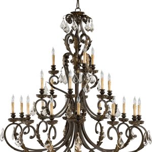Quorum - 6157-21-44 - 21 Light Chandelier - Rio Salado - Toasted Sienna