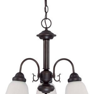 Nuvo Lighting - 60-3142 - Three Light Chandelier - Ballerina - Mahogany Bronze