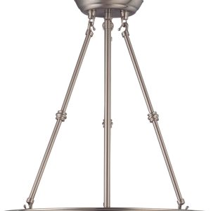 Nuvo Lighting - 60-3247 - Three Light Pendant - Pendants Brushed Nickel - Brushed Nickel