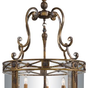 Metropolitan - N3906 - Nine Light Foyer Pendant - Metropolitan - Oxide Brass