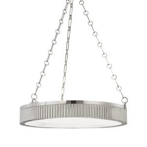 Hudson Valley - 522-PN - Five Light Chandelier - Lynden - Polished Nickel