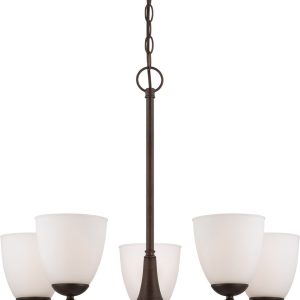 Nuvo Lighting - 60-5135 - Five Light Chandelier - Patton - Prairie Bronze