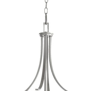 Quorum - 8060-4-64 - Four Light Pendant - Reyes - Classic Nickel