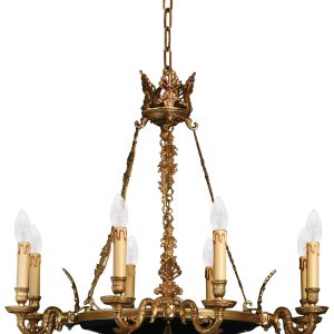Metropolitan - N850209 - Eight Light Chandelier - Metropolitan - Doré Gold W/Black
