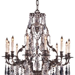 Metropolitan - N950201 - 12 Light Chandelier - Crystal - Oxidized Brass
