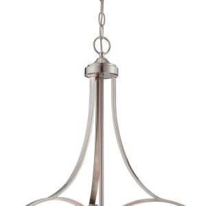 Minka-Lavery - 4964-84 - Three Light Pendant - Overland Park - Brushed Nickel