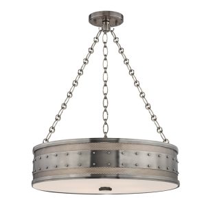 Hudson Valley - 2222-HN - Four Light Chandelier - Gaines - Historic Nickel
