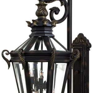 Minka-Lavery - 9091-95 - Nine Light Wall Mount - Stratford Hall - Heritage w/Gold Highlights