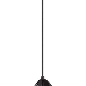 Eglo USA - 49255A - One Light Pendant - Carlton - Black & Silver