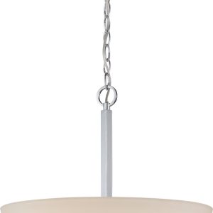 Nuvo Lighting - 60-5807 - Four Light Pendant - Willow - Polished Nickel
