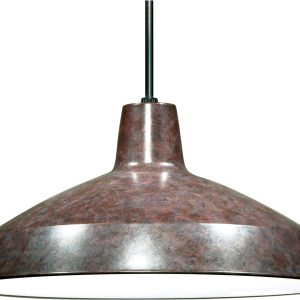 Nuvo Lighting - SF76-662 - One Light Hanging Lantern - Old Bronze / White Interior