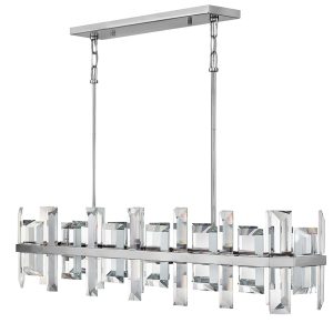 Fredrick Ramond - FR39216PNI - LED Linear Chandelier - Odette - Polished Nickel