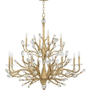 Fredrick Ramond - FR46810CPG - LED Chandelier - Eve - Champagne Gold