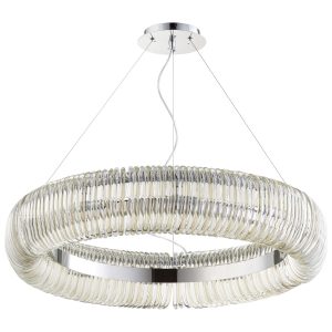 Cyan - 08850 - Ten Light Pendant - Chrome