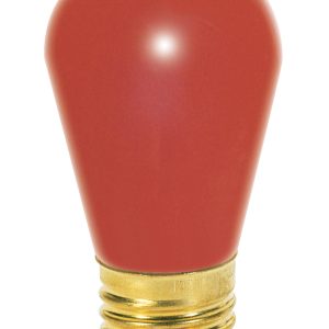 Satco - S3961 - Light Bulb - Ceramic Red