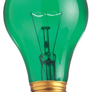 Satco - S6081 - Light Bulb - Transparent Green