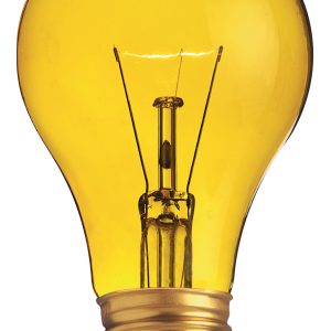 Satco - S6083 - Light Bulb - Transparent Yellow