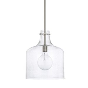 Capital Lighting - 325712BN - One Light Pendant - Crawford - Brushed Nickel