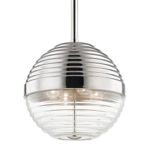 Hudson Valley - 1214-PN - Four Light Pendant - Easton - Polished Nickel