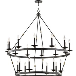 Hudson Valley - 3247-AOB - 20 Light Chandelier - Allendale - Aged Brass/Old Bronze