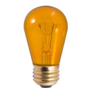 Bulbrite - 701211 - Light Bulb - Indicator, - Transparent Amber