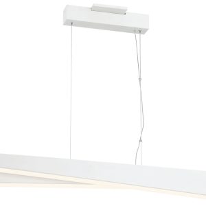 George Kovacs - P1154-655-L - LED Island Pendant - So Inclined - Sand White