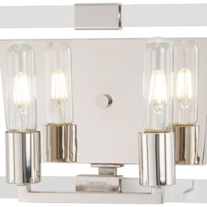 George Kovacs - P1372-613 - Two Light Bath - Crystal Chrome - Polished Nickel