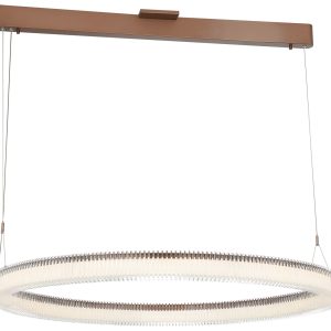 George Kovacs - P8173-670-L - LED Pendant - Roulette - Satin Bronze