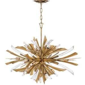 Fredrick Ramond - FR40906BNG - LED Pendant - Vida - Burnished Gold