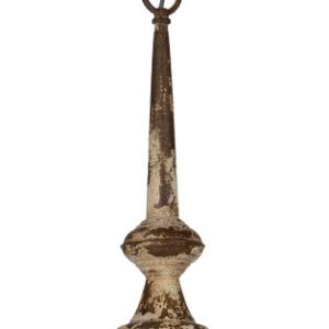 Forty West - 70755 - One Light Pendant - Liza - Midnight/Weathered White