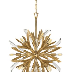 Fredrick Ramond - FR40904BNG - LED Chandelier - Vida - Burnished Gold