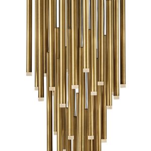 Fredrick Ramond - FR49908HBR - LED Pendant - Harmony - Heritage Brass