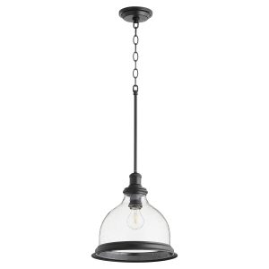Quorum - 6193-12-69 - One Light Pendant - Ring Lighting Series - Textured Black