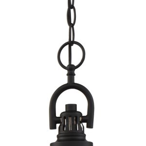 Nuvo Lighting - 60-6673 - One Light Pendant - Skyloft - Aged Bronze / Clear