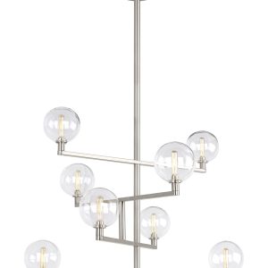 Visual Comfort Modern - 700GMBCS-LED927 - LED Chandelier - Gambit - Satin Nickel