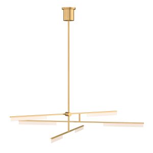 Visual Comfort Modern - 700KLE6NB-LED930 - LED Chandelier - Klee - Natural Brass