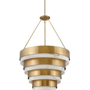 Hinkley - 30188HB - LED Chandelier - Echelon - Heritage Brass