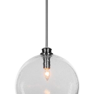 Toltec Lighting - 70-BN-4392 - One Light Pendant - Kimbro - Brushed Nickel