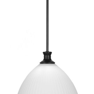 Toltec Lighting - 75-MB-4691 - One Light Pendant - Carina - Matte Black