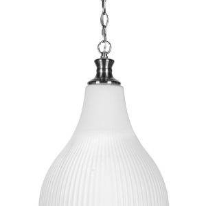 Toltec Lighting - 93-BN-4661 - One Light Pendant - Carina - Brushed Nickel
