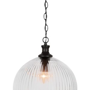 Toltec Lighting - 94-MB-4670 - One Light Pendant - Carina - Matte Black