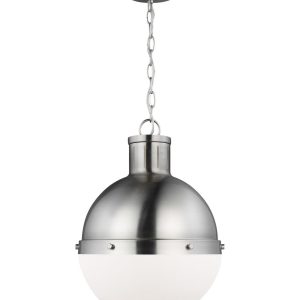 Visual Comfort Studio - 6577101-962 - One Light Pendant - Hanks - Brushed Nickel