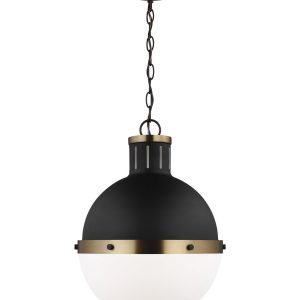 Visual Comfort Studio - 6577101EN3-112 - One Light Pendant - Hanks - Midnight Black