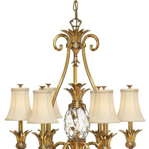 Hinkley - 4886BB - LED Chandelier - Plantation - Burnished Brass