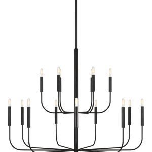Visual Comfort Studio - EC10015AI - 15 Light Chandelier - Brianna - Aged Iron