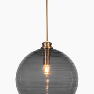 Toltec Lighting - 70-NAB-5142 - One Light Pendant - Malena - New Age Brass