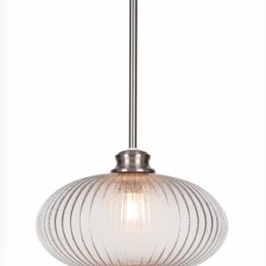 Toltec Lighting - 72-BN-4658 - One Light Pendant - Carina - Brushed Nickel