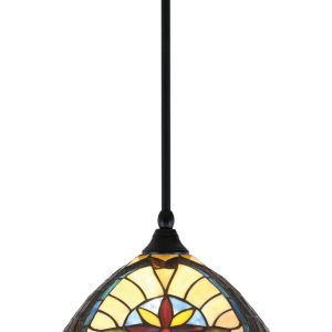 Toltec Lighting - 23-MB-9369 - One Light Mini Pendant - Any - Matte Black